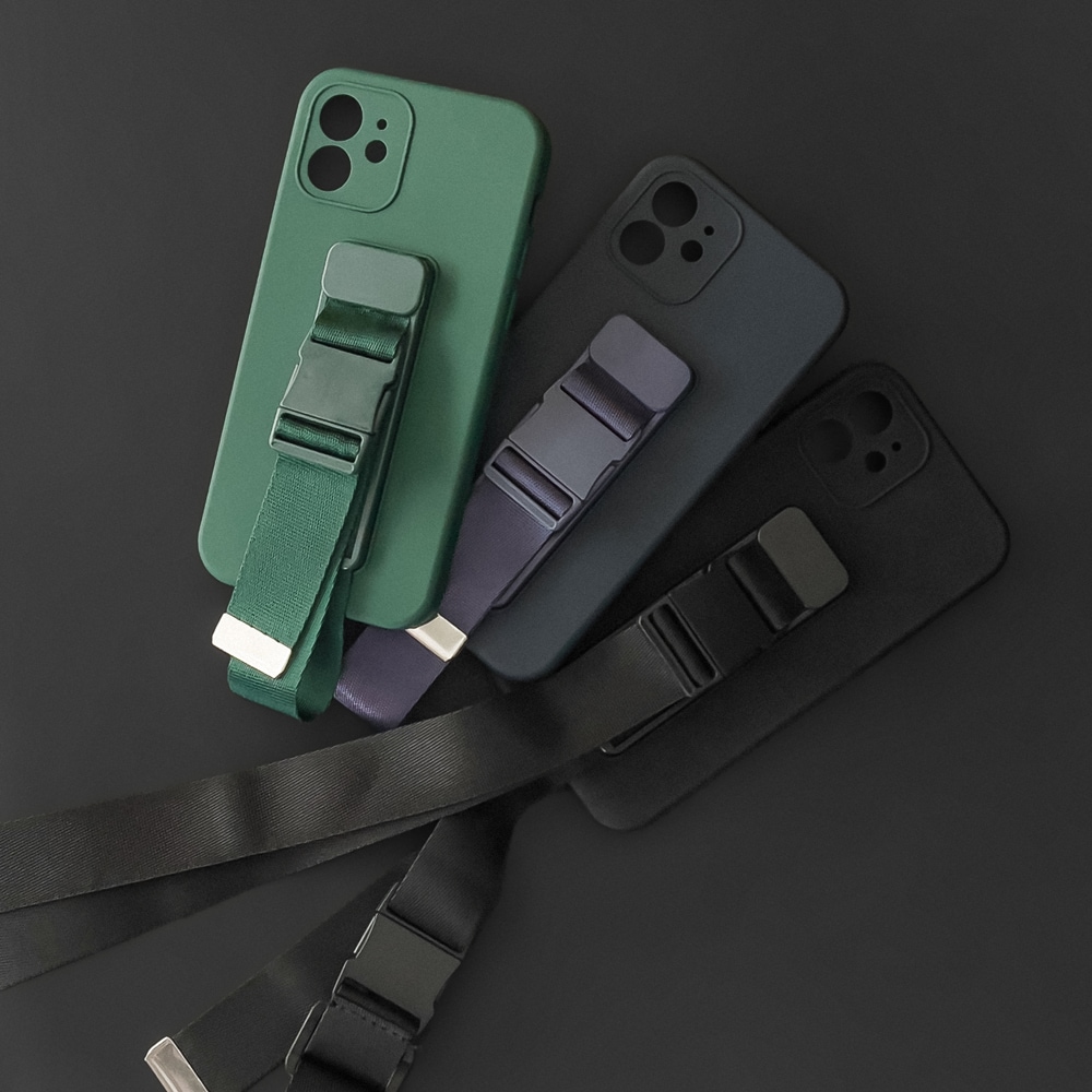 Tauetui Geletui med en kjede lanyard bag lanyard iPhone 11 Pro lilla