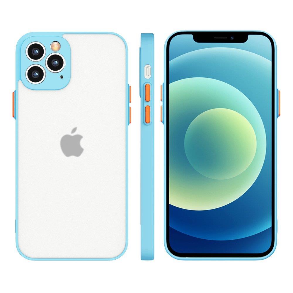 Milky Case Silikon fleksibelt gjennomsiktig etui for Xiaomi Redmi 9T Blue