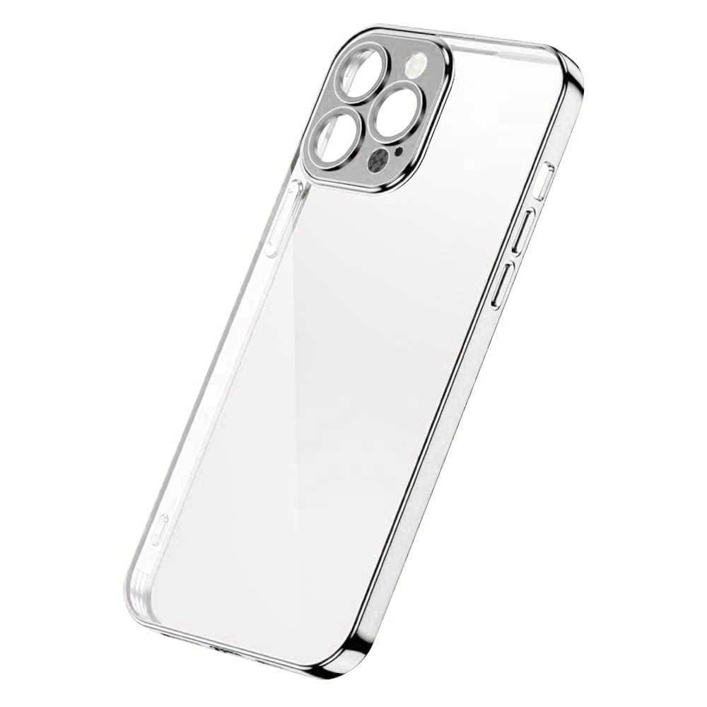 Joyroom Chery speildeksel for iPhone 13 Pro metallisk ramme sølv (JR-BP908 sølv)