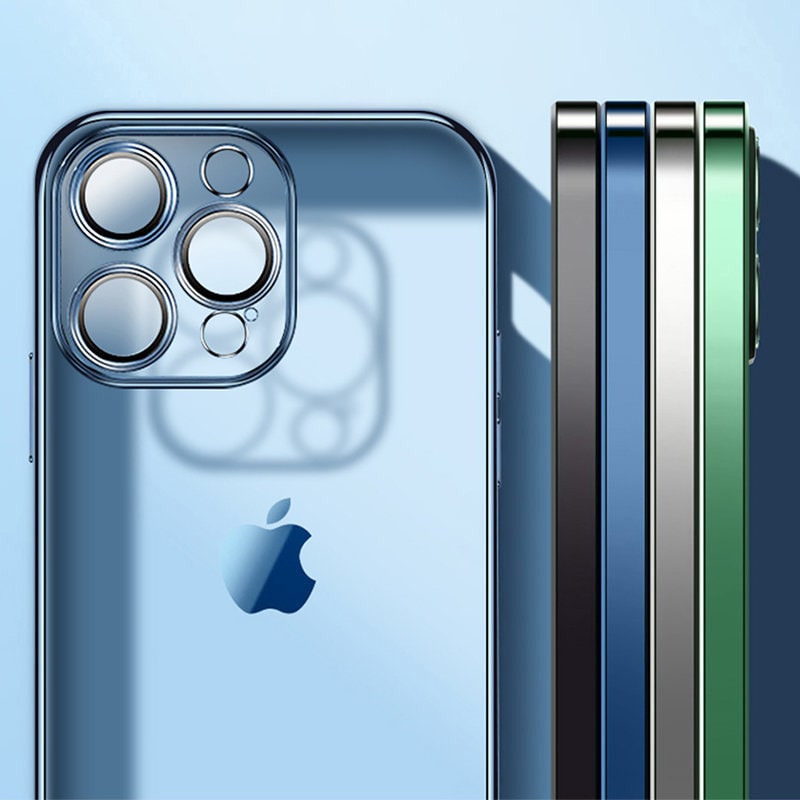 Joyroom Chery speildeksel for iPhone 13 Pro metallisk ramme sølv (JR-BP908 sølv)