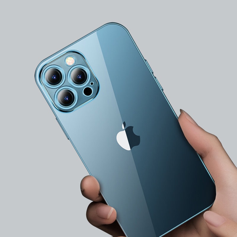 Joyroom Chery speildeksel for iPhone 13 Pro metallisk ramme sølv (JR-BP908 sølv)