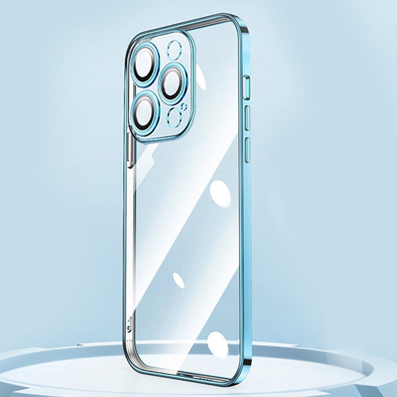 Joyroom Chery speildeksel for iPhone 13 Pro metallisk ramme sølv (JR-BP908 sølv)