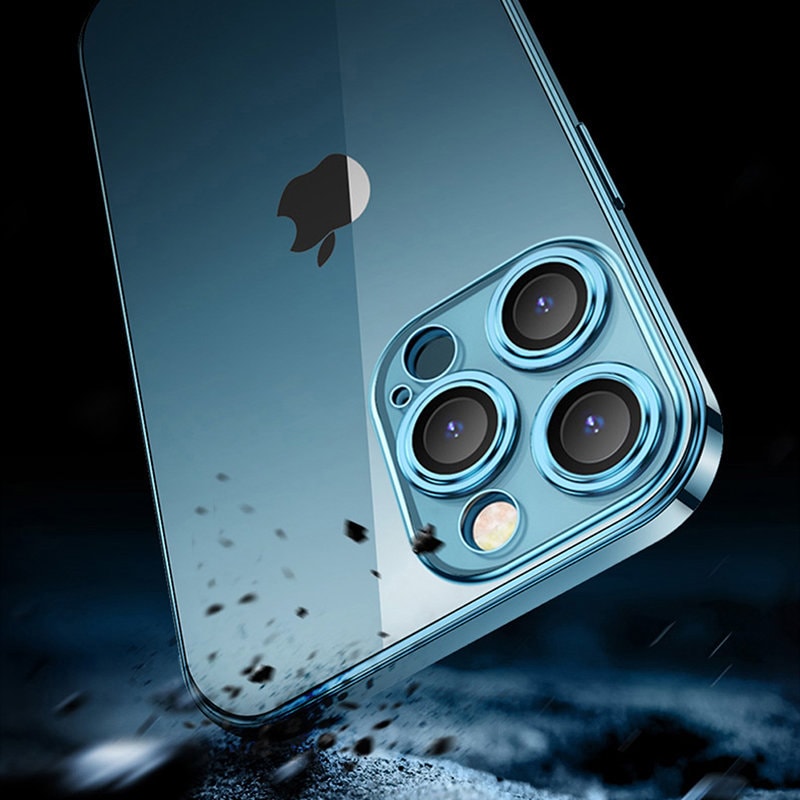 Joyroom Chery speildeksel for iPhone 13 Pro metallisk ramme sølv (JR-BP908 sølv)