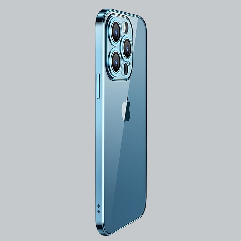 Joyroom Chery speildeksel for iPhone 13 Pro metallisk ramme sølv (JR-BP908 sølv)