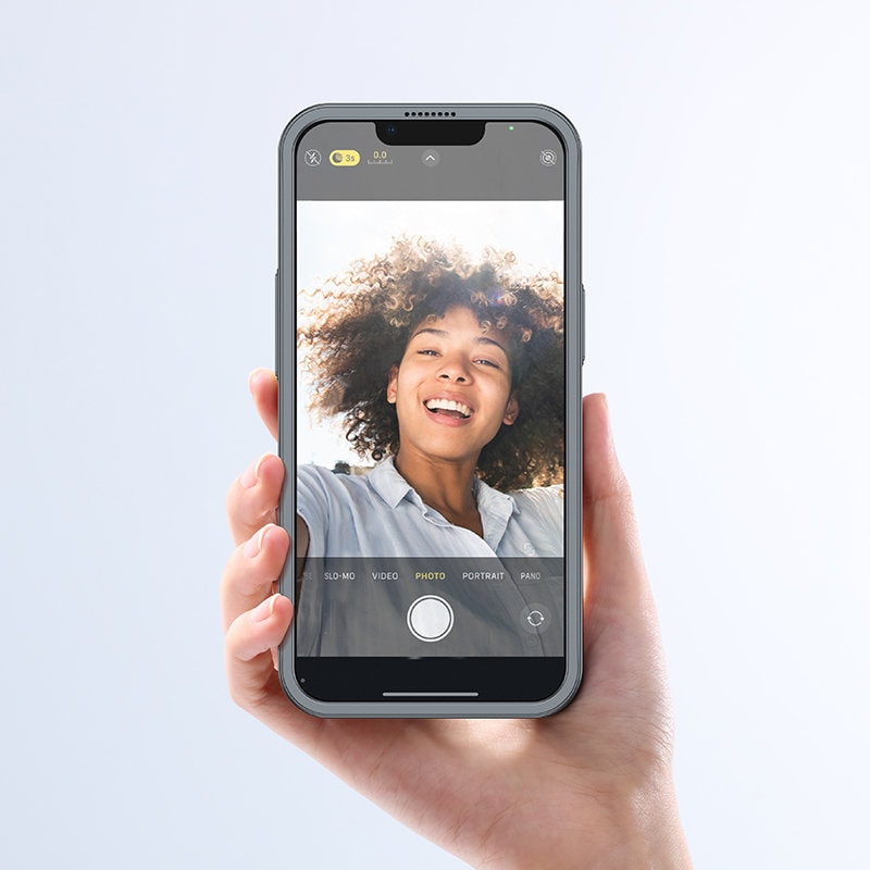 Joyroom 360 full dekselet foran og bak for iPhone 13 Pro Max + herdet glass skjermbeskytter grå
