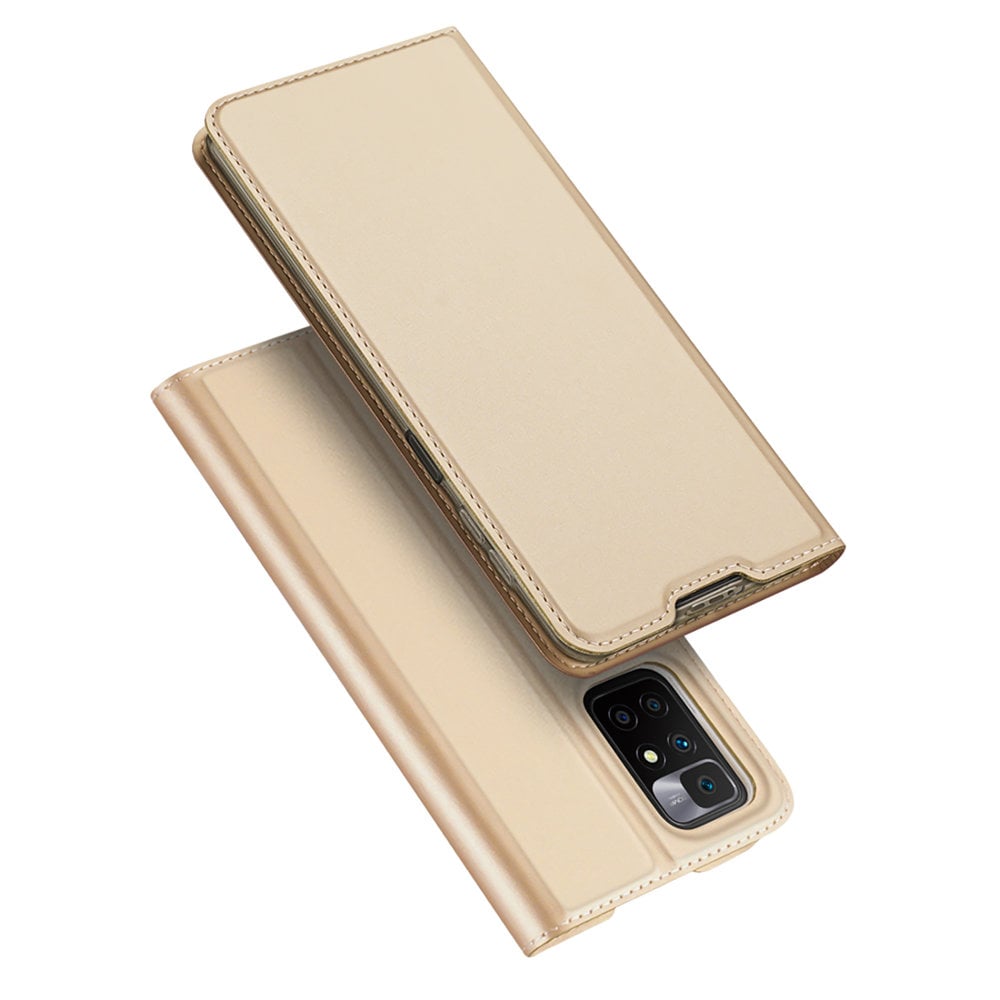 Dux Ducis Skin Pro bokhylleveske for Xiaomi Redmi 10 golden