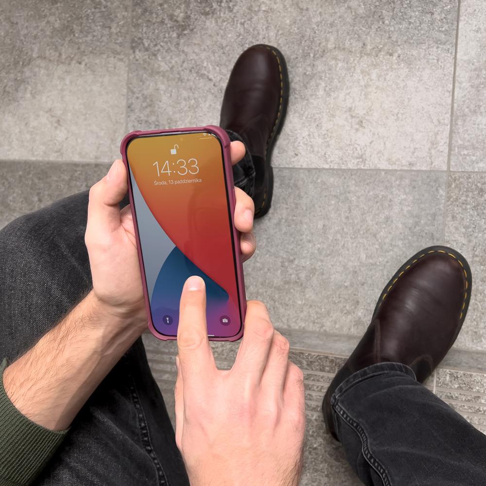 Kort Armor Etui Veske For Samsung Galaxy A32 4G - Silikon Lommebok Deksel Rød