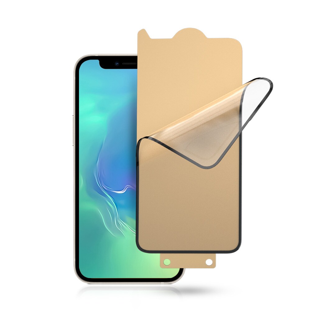 Bestsuit 6in1 sett for iPhone 13 mini: etui, herdet glass, film, kameraobjektiv, kluter, aplikator