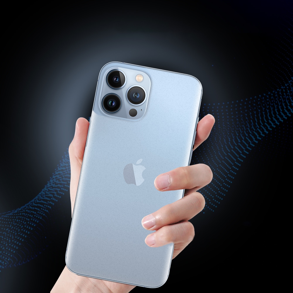 Bestsuit 6in1 sett for iPhone 13 mini: etui, herdet glass, film, kameraobjektiv, kluter, aplikator