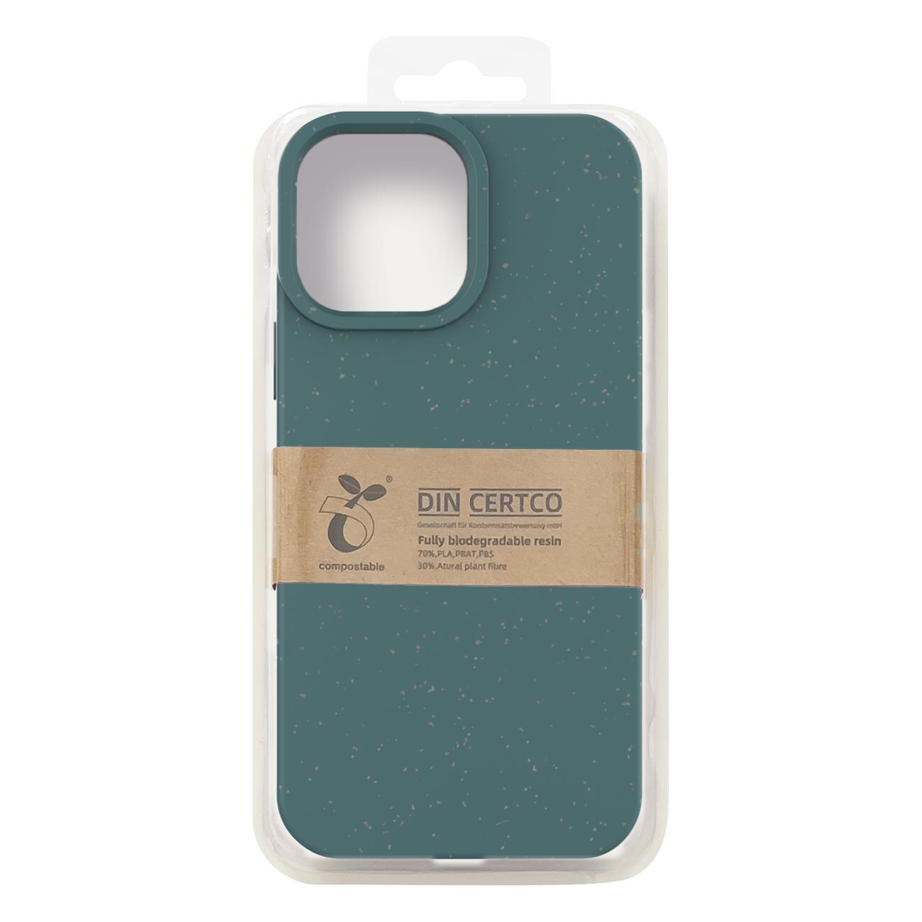 Eco Case-etui for iPhone 11 Pro Max Silikondeksel Telefondeksel Grønn