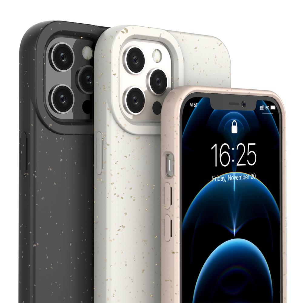 Eco Case-etui til iPhone 12 Pro Max Silikondeksel Telefonskall Mint