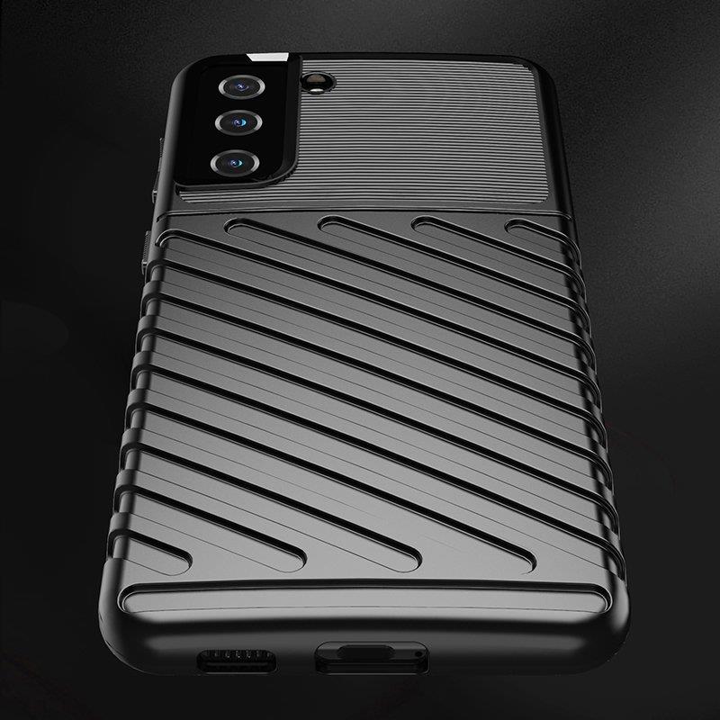 Thunder Case fleksibelt pansredeksel for Samsung Galaxy S22 + (S22 Plus) svart