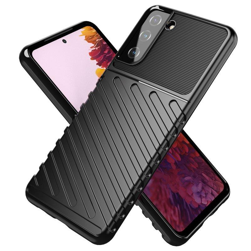 Thunder Case fleksibelt pansredeksel for Samsung Galaxy S22 + (S22 Plus) blå