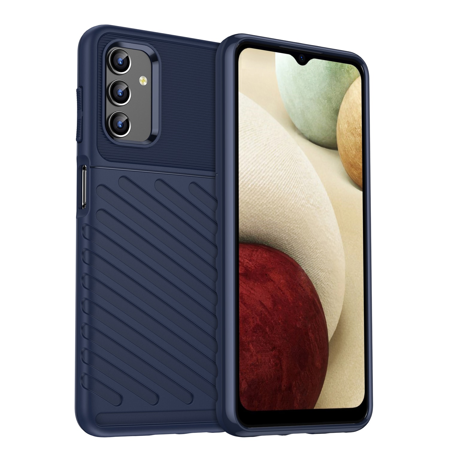 Thunder Case fleksibelt pansredeksel for Samsung Galaxy A13 5G blå