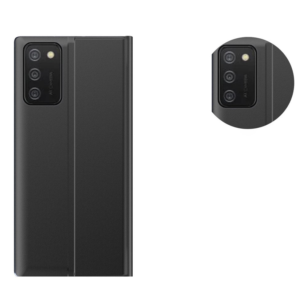 Nytt Sleep Case-deksel med stativfunksjon for Samsung Galaxy A03s (166.5) blå