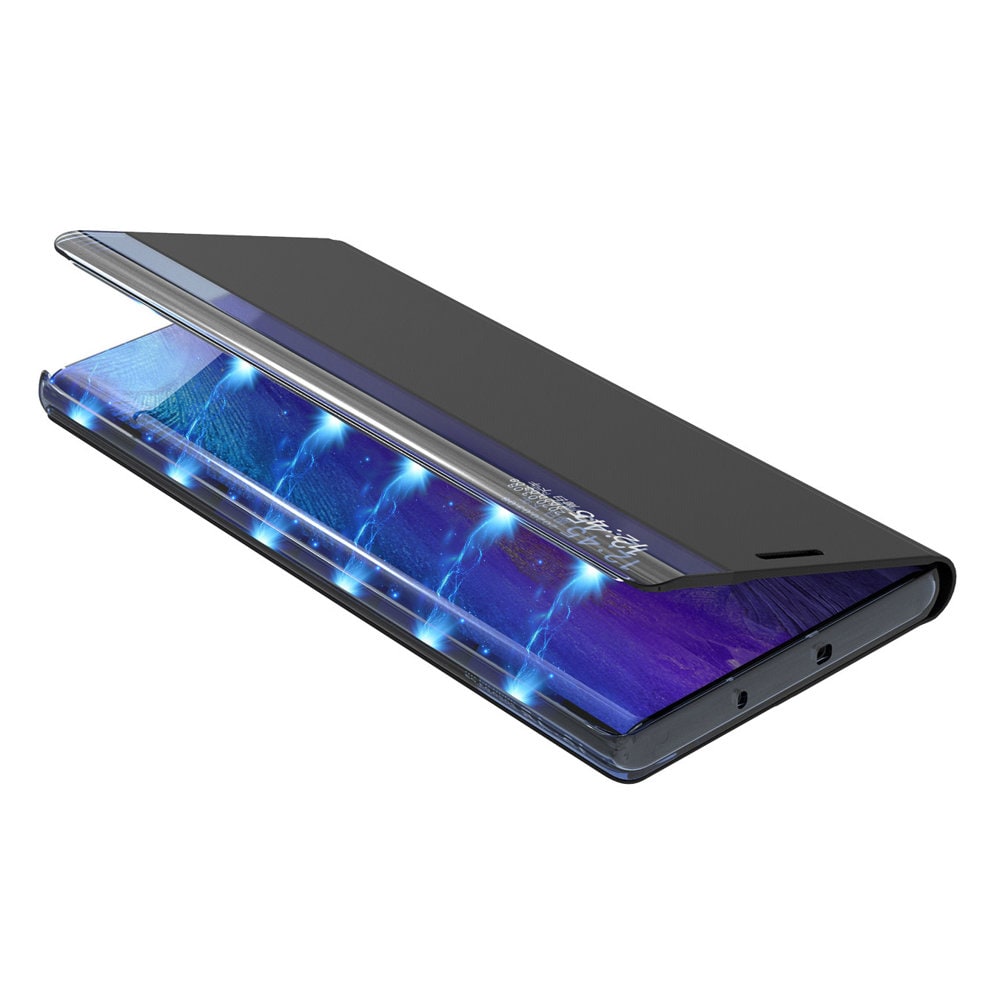 Nytt Sleep Case-deksel med stativfunksjon for Samsung Galaxy A03s (166.5) blå