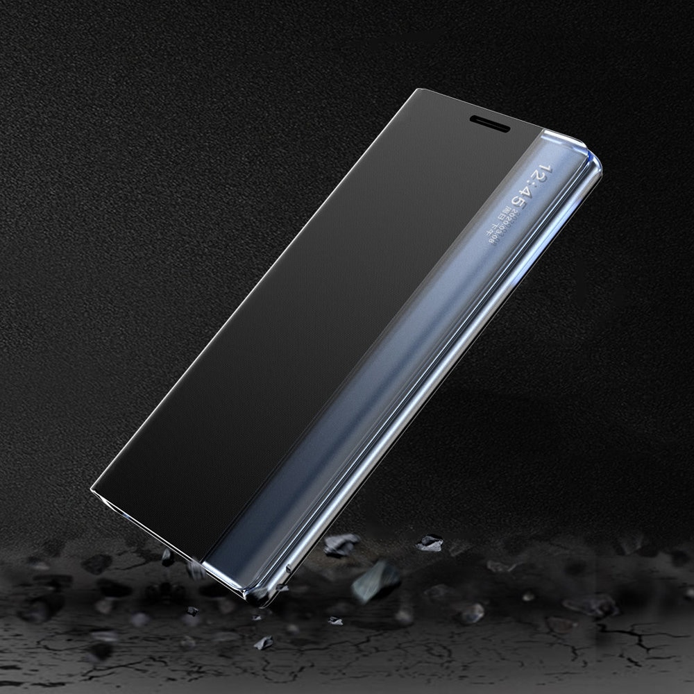 Nytt Sleep Case-deksel med stativfunksjon for Samsung Galaxy A03s (166.5) blå