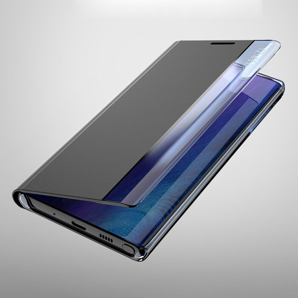 Nytt Sleep Case-deksel med stativfunksjon for Samsung Galaxy A03s (166.5) svart