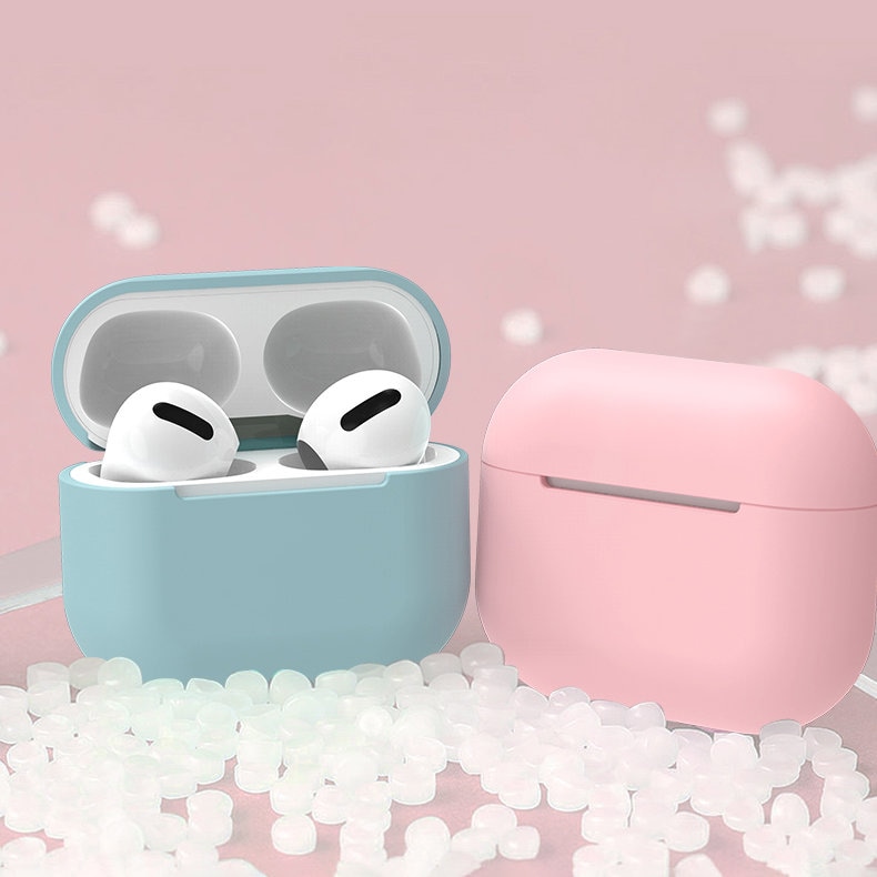 Etui for AirPods 2 / AirPods 1 mykt silikondeksel for hodetelefoner hvitt (etui C)