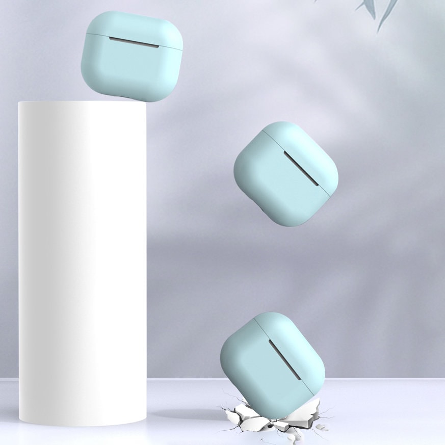 Etui for AirPods 2 / AirPods 1 mykt silikondeksel for hodetelefoner hvitt (etui C)
