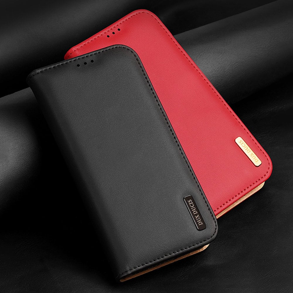 Dux Ducis Hivo Leather Flip Cover Wallet for Cards & Documents Samsung Galaxy S22+ Blue