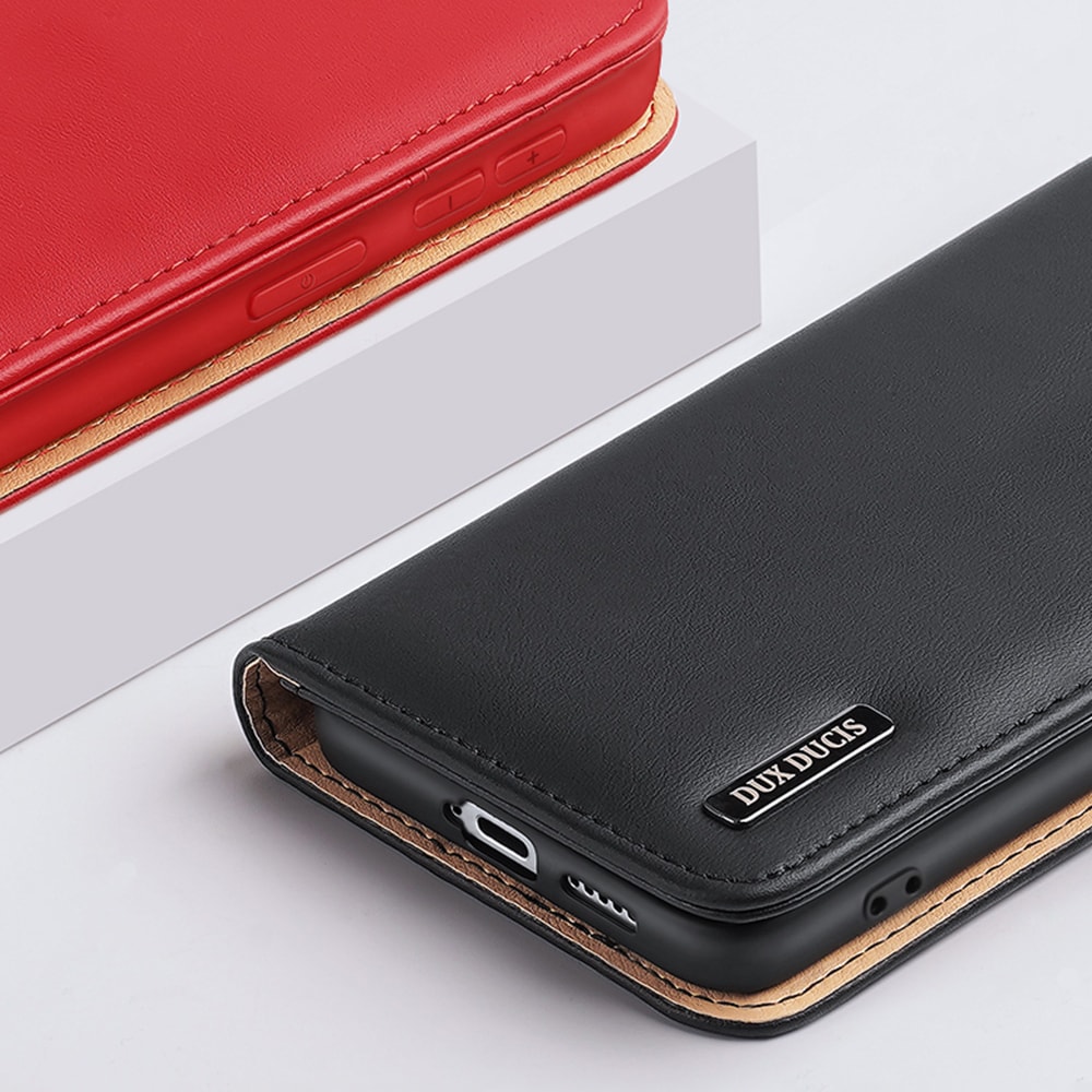 Dux Ducis Hivo Leather Flip Cover Wallet for Cards & Documents Samsung Galaxy S22+ Blue