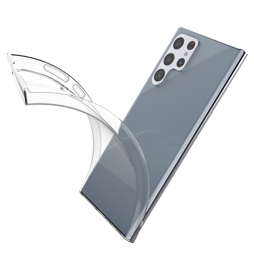 Ultraklart geldeksel 0,5 mm Samsung Galaxy S22 Ultra Transparent
