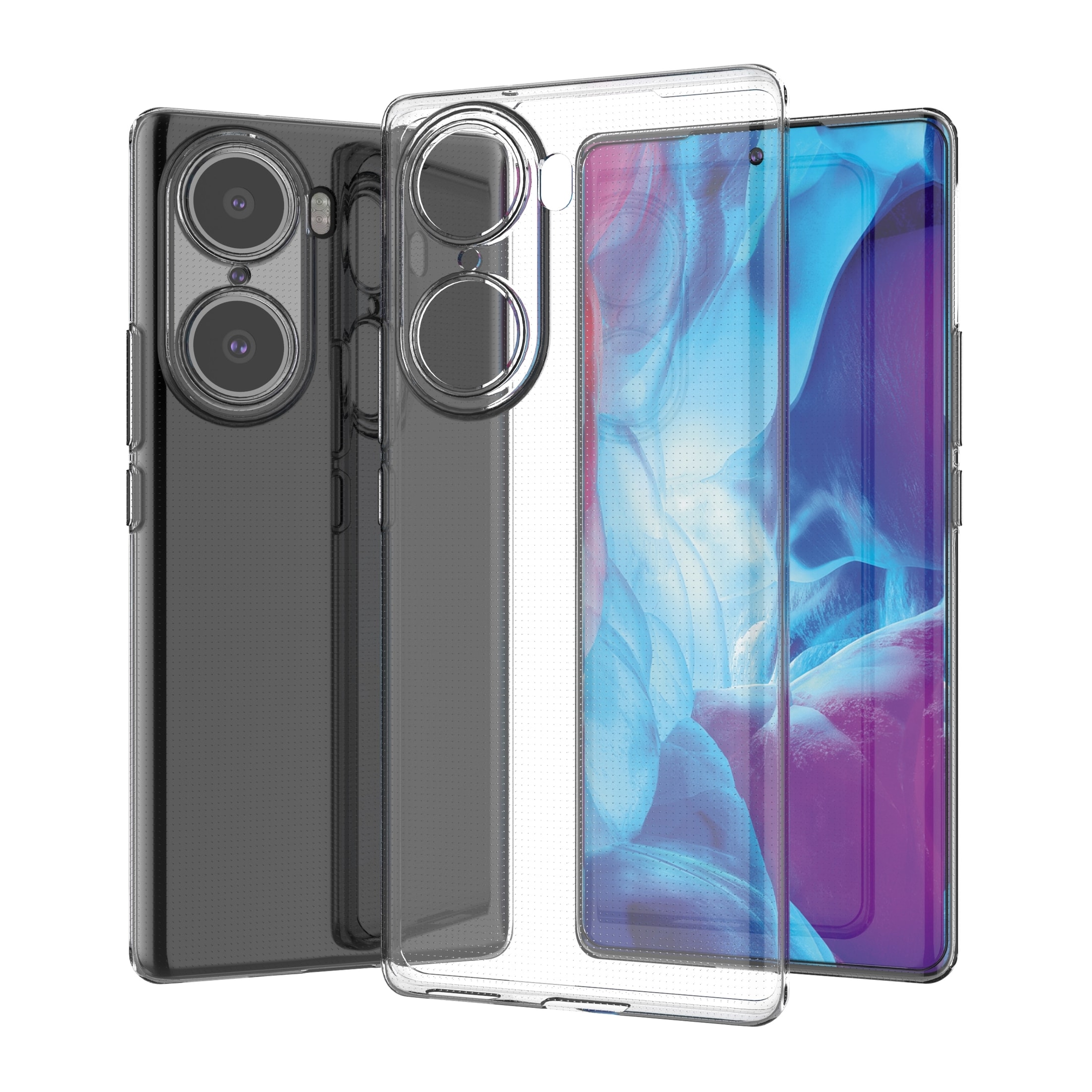 Ultra Clear 0,5 mm Honor 60 Pro geldeksel gjennomsiktig