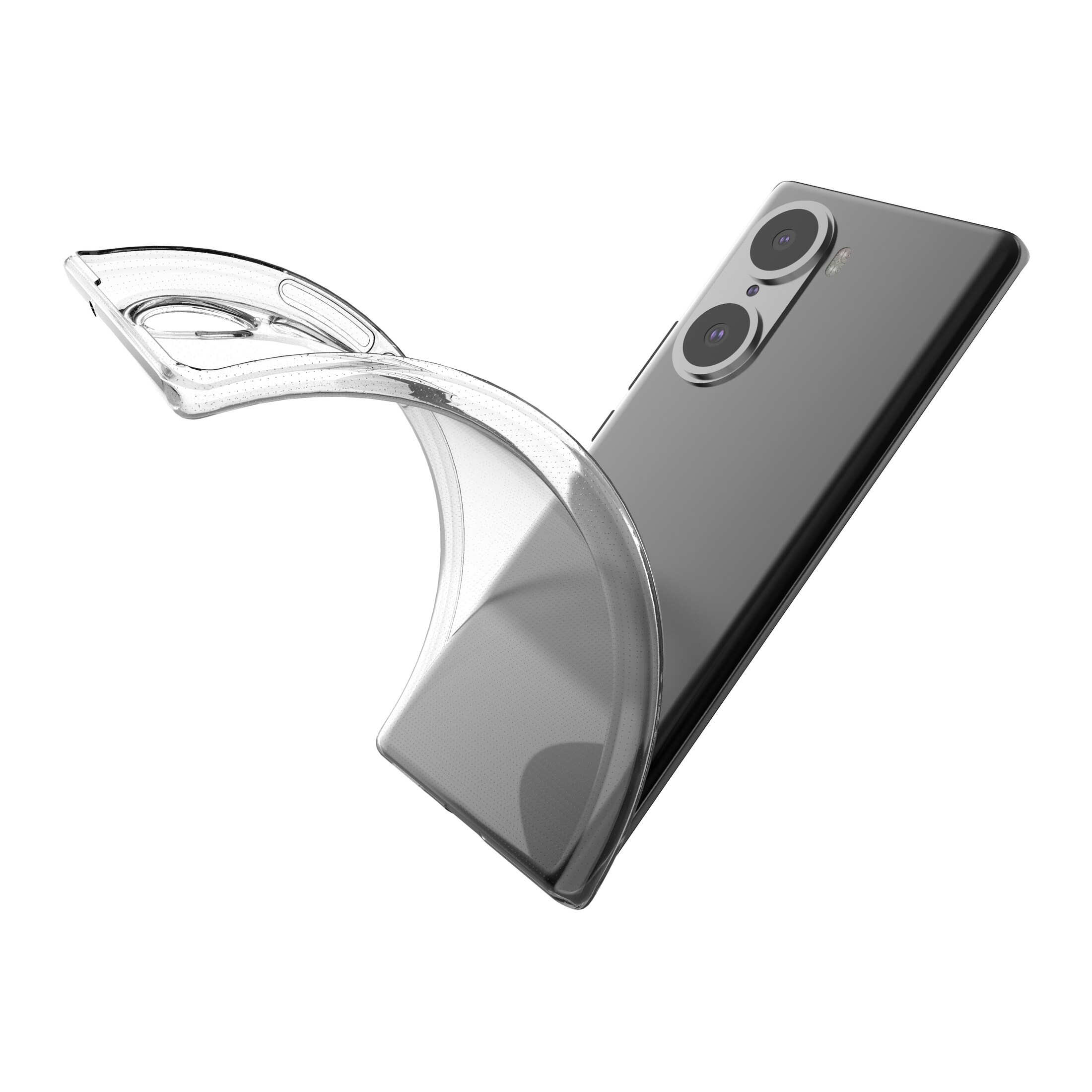 Ultra Clear 0,5 mm Honor 60 Pro geldeksel gjennomsiktig