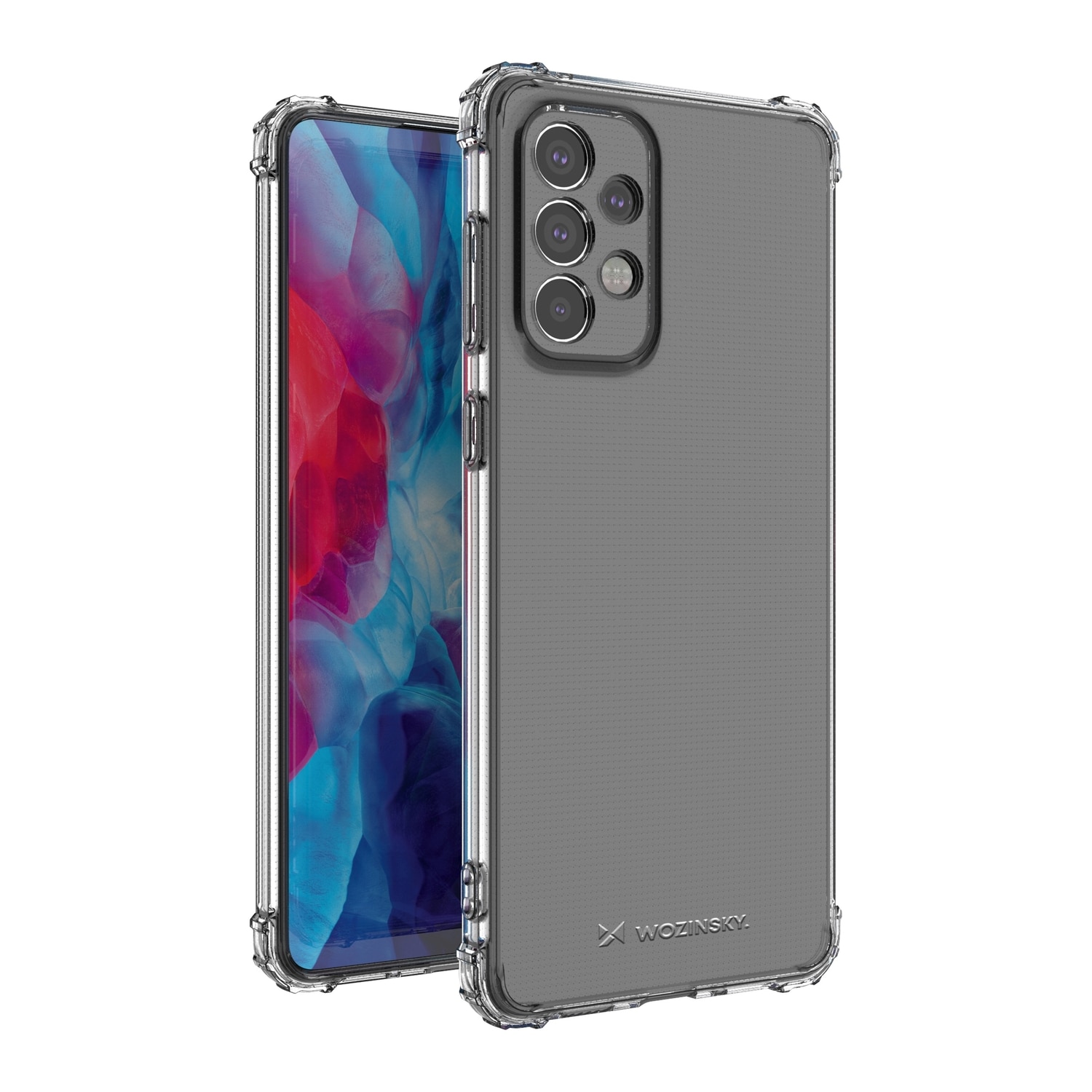 Wozinsky Anti Shock Armored Case for Samsung Galaxy A73 gjennomsiktig