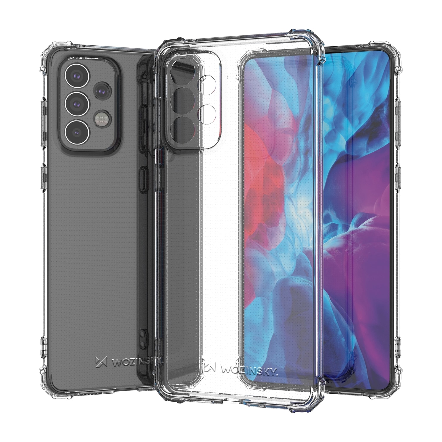 Wozinsky Anti Shock Armored Case for Samsung Galaxy A73 gjennomsiktig