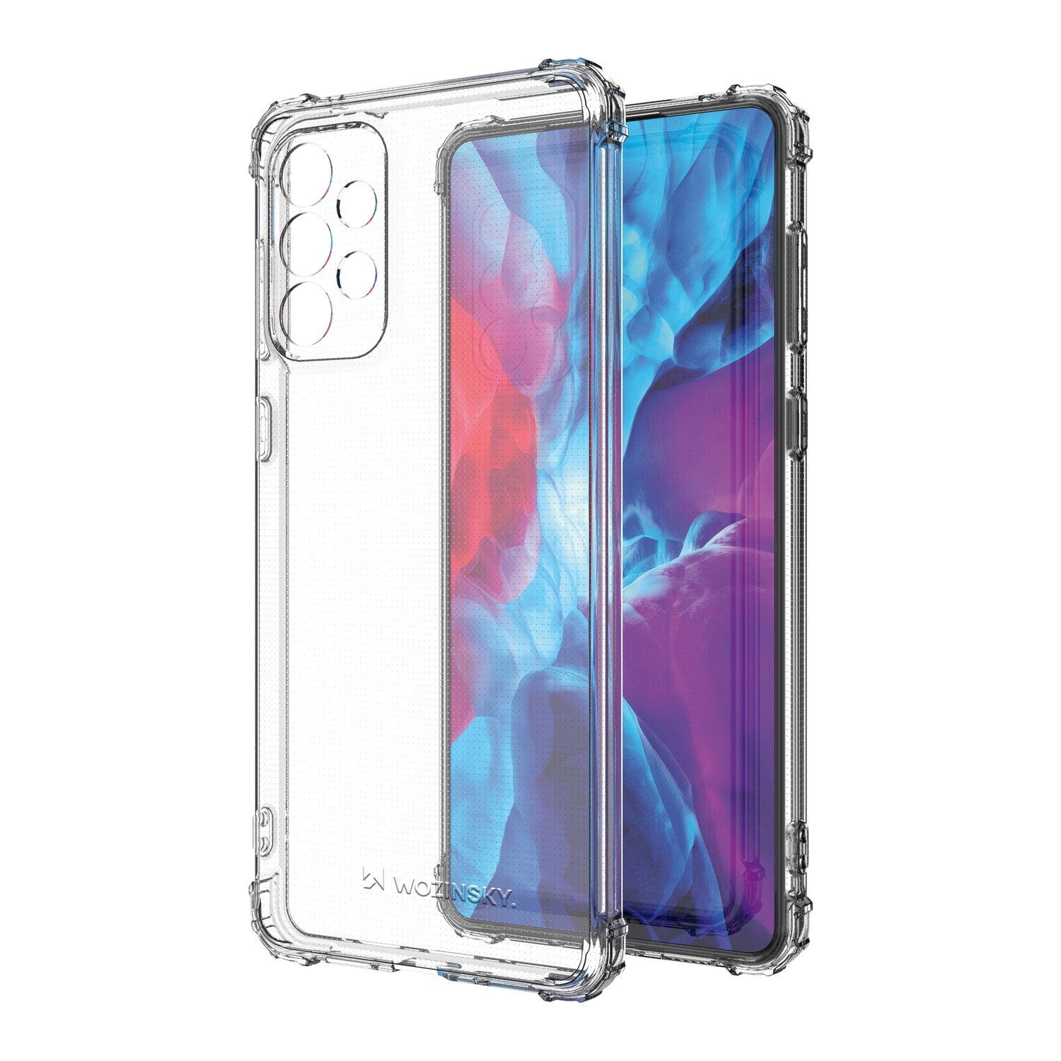 Wozinsky Anti Shock Armored Case for Samsung Galaxy A73 gjennomsiktig