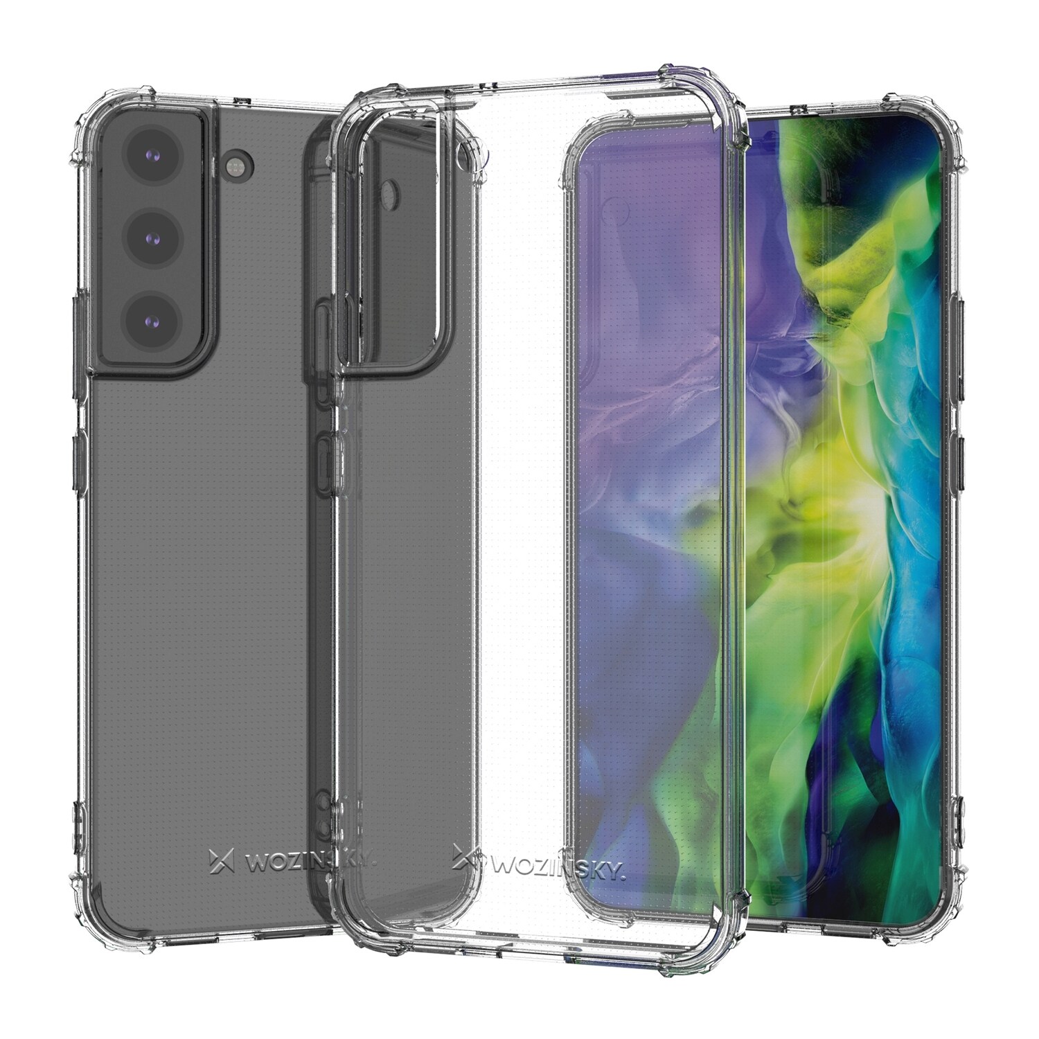Wozinsky Anti Shock Armored Case for Samsung Galaxy S22 + (S22 Plus) gjennomsiktig
