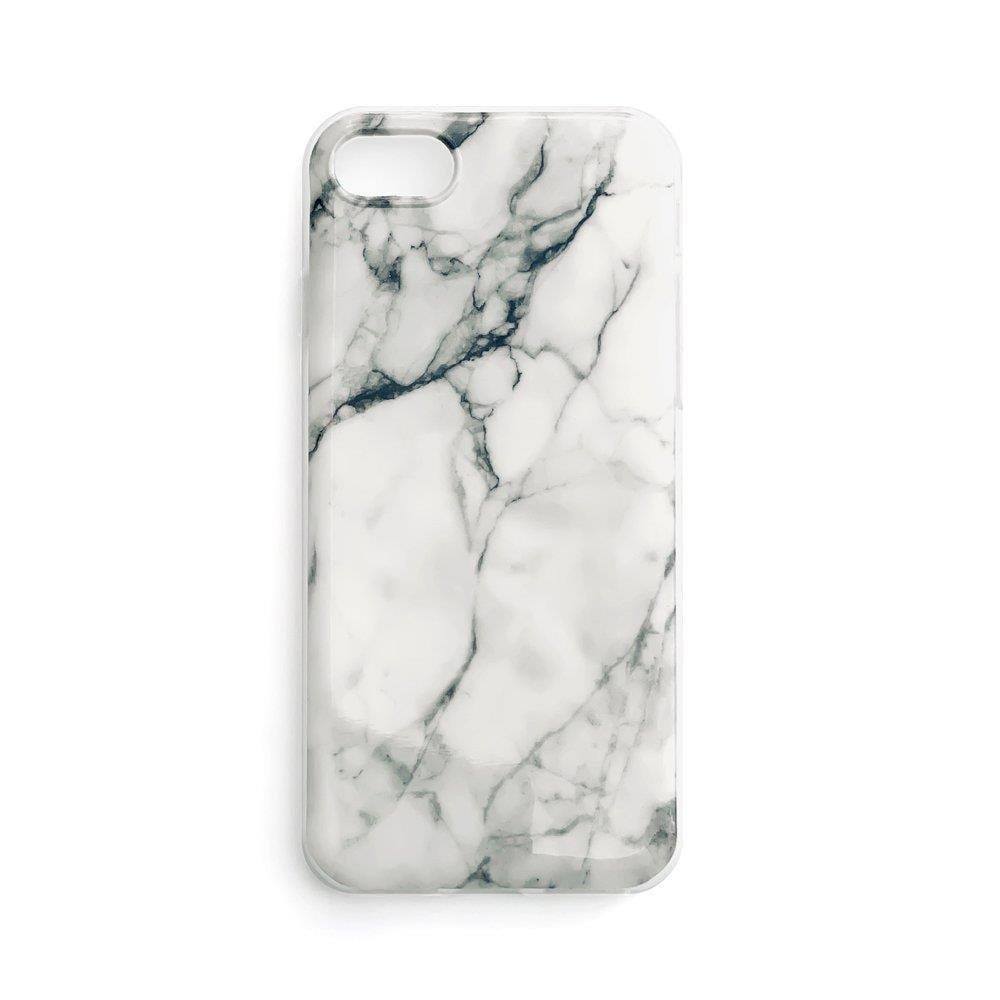 Wozinsky Marble TPU-deksel gel marmor for Samsung Galaxy A73 hvit