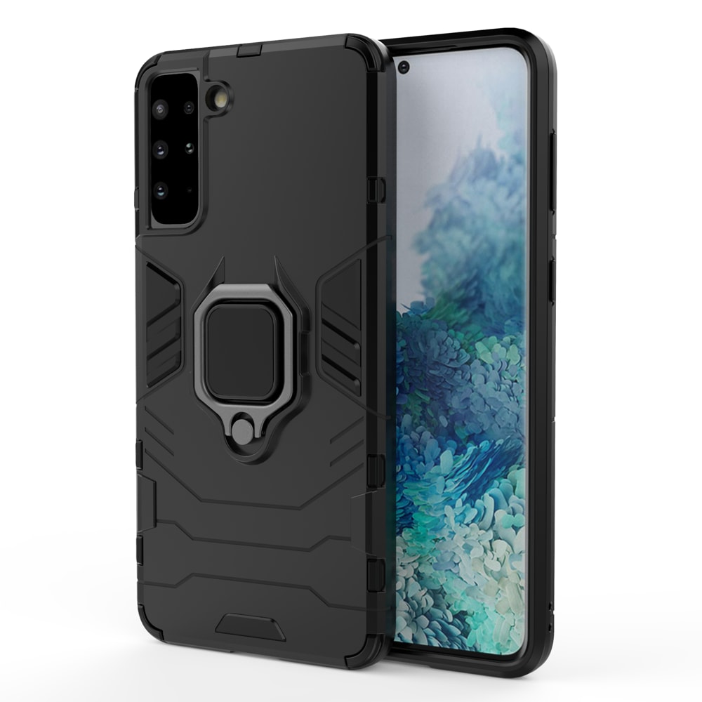 Hurtel Ring Armor armored hybrid case cover + magnetic holder Samsung Galaxy S22+ (S22 Plus) black
