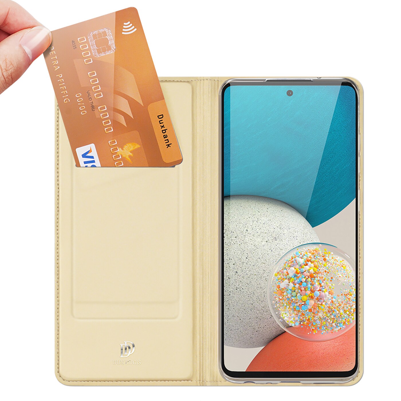 Dux Ducis Skin Pro Holster Cover Flip Cover for Samsung Galaxy A73 gull