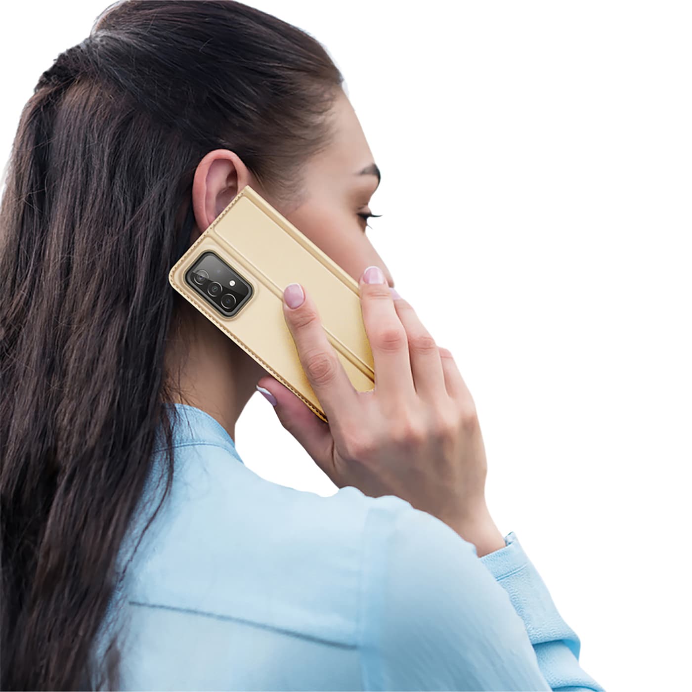 Dux Ducis Skin Pro Holster Cover Flip Cover for Samsung Galaxy A73 gull