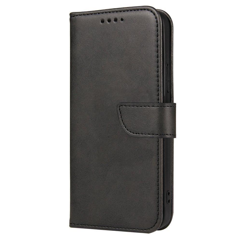 Magnet Case elegant etui deksel med en klaff og stativfunksjon for Motorola Moto G Stylus 2022 svart