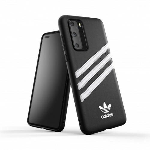 Adidas OR støpt PU-etui for Huawei P40 - svart og hvit