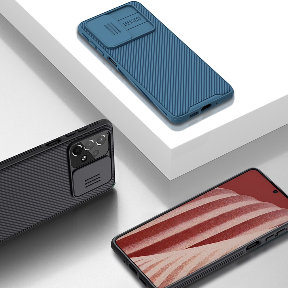 Nillkin CamShield Pro-etui Pansret deksel Kamerabeskytter for Samsung Galaxy A73 Svart