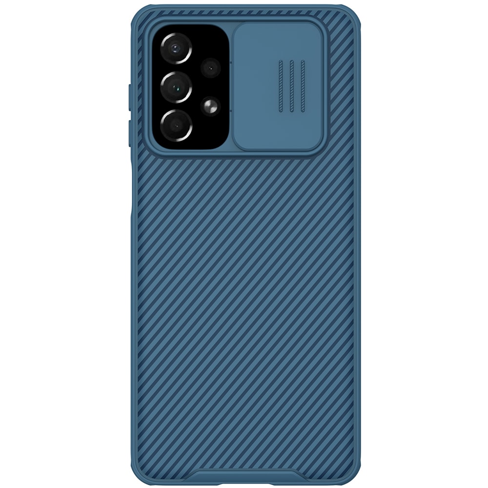 Nillkin CamShield Pro-etui Pansret deksel Kamerabeskytter for Samsung Galaxy A73 Blå