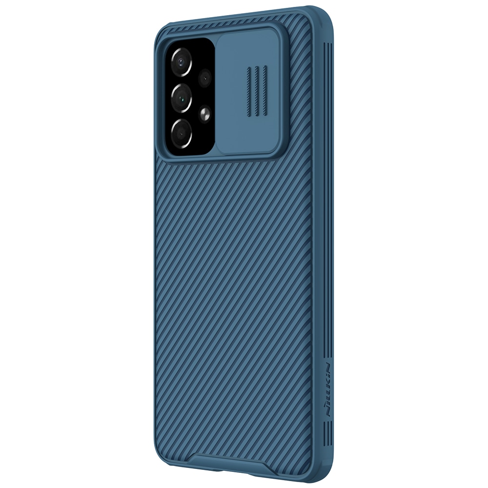 Nillkin CamShield Pro-etui Pansret deksel Kamerabeskytter for Samsung Galaxy A73 Blå