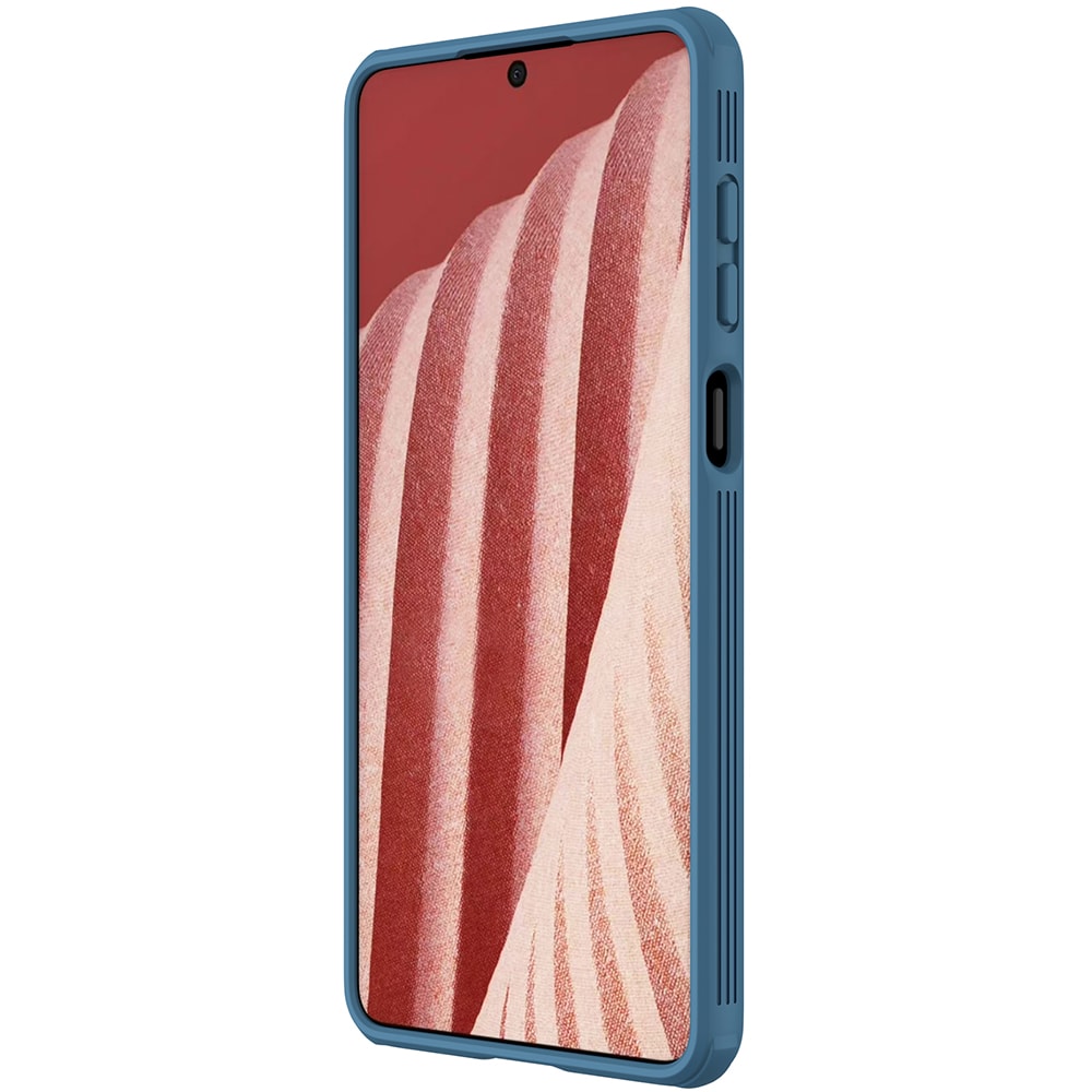 Nillkin CamShield Pro-etui Pansret deksel Kamerabeskytter for Samsung Galaxy A73 Blå