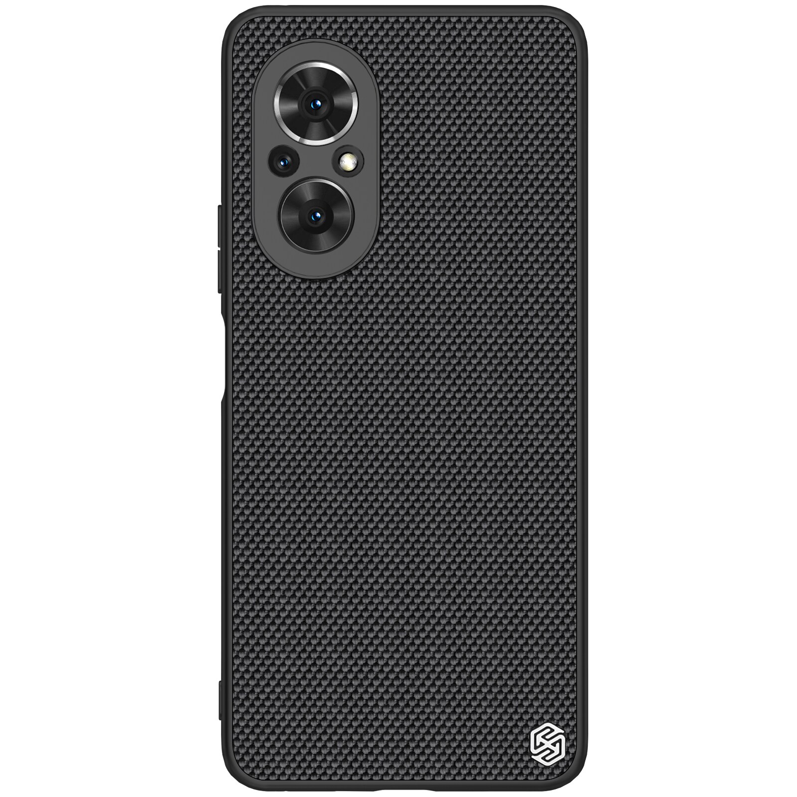 Nillkin Textured Case slitesterkt forsterket etui med gelramme og nylonrygg til Honor 50 SE svart