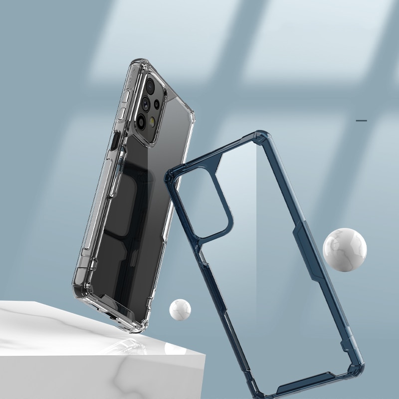 Nillkin Nature Pro-etui for Samsung Galaxy A73 pansrede deksel gjennomsiktig deksel