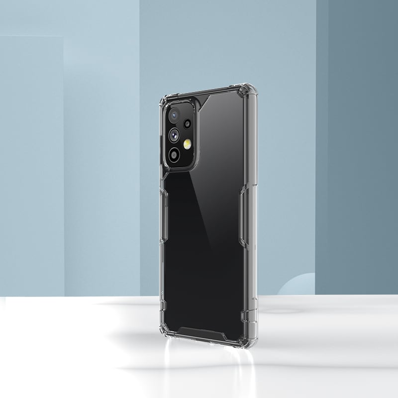 Nillkin Nature Pro-etui for Samsung Galaxy A73 pansrede deksel gjennomsiktig deksel