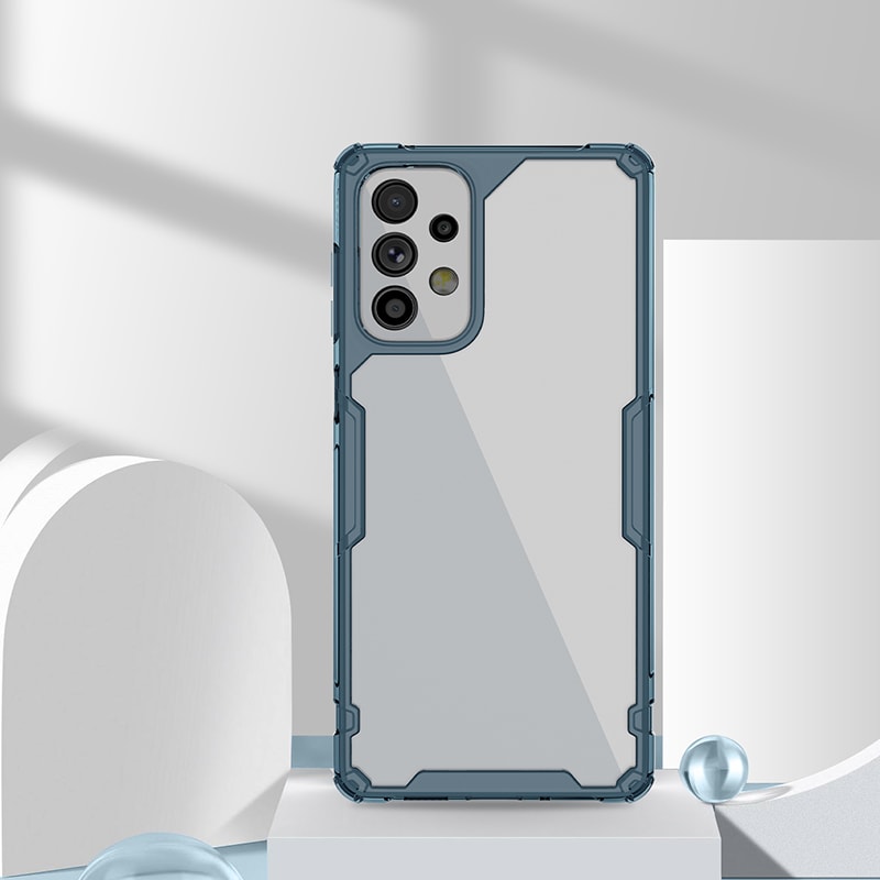 Nillkin Nature Pro-etui for Samsung Galaxy A73 pansrede deksel gjennomsiktig deksel