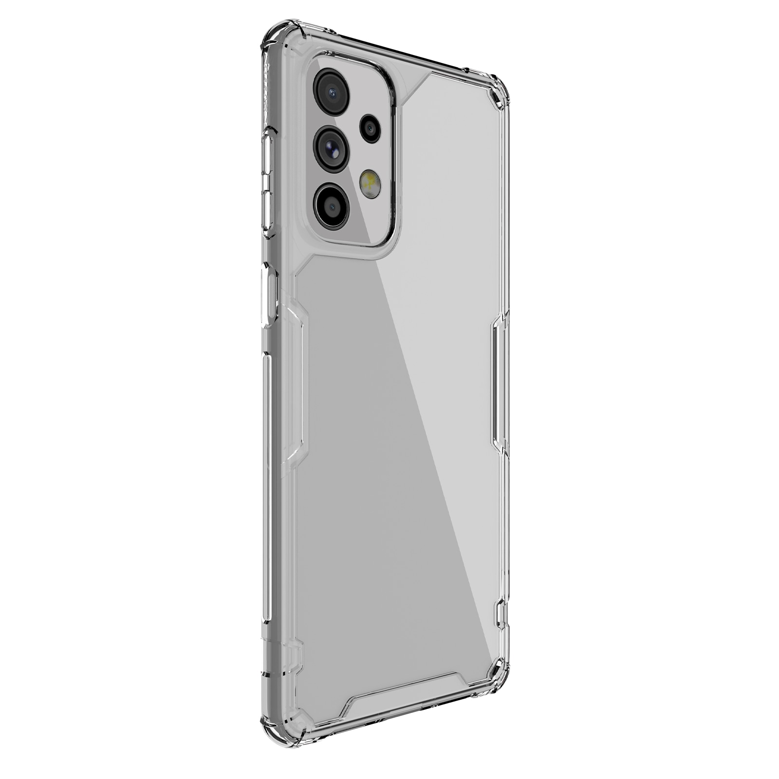 Nillkin Nature Pro-etui for Samsung Galaxy A73 pansrede deksel gjennomsiktig deksel