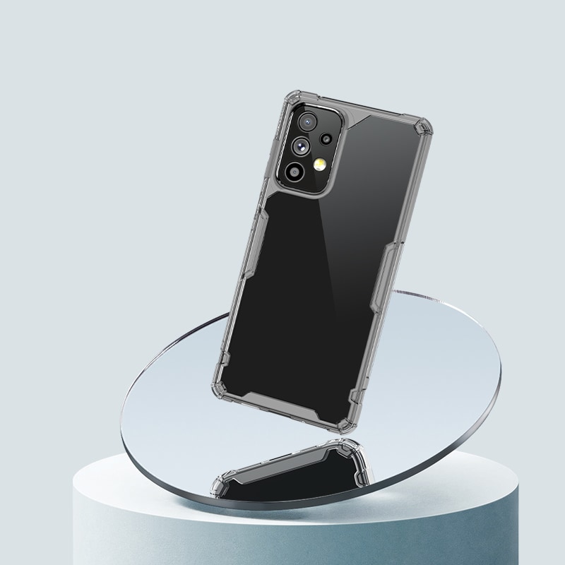 Nillkin Nature Pro-etui for Samsung Galaxy A73 pansrede deksel gjennomsiktig deksel
