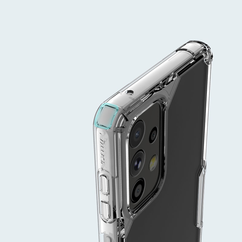 Nillkin Nature Pro-etui for Samsung Galaxy A73 pansrede deksel gjennomsiktig deksel